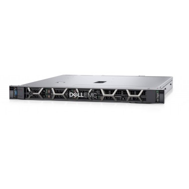 Сервер Dell PowerEdge R350 - Intel Xeon E-2356 (3.2G, 12M, 6C, 80W), 16GB DDR4, 4TB 7.2K RPM SATA, iDRAC9 Express 15G, PERC H755, Dual 600W PSU, Broadcom 5720 Dual Port 1Gb On-Board LOM, TPM 2.0 V3, Bezel, Rails